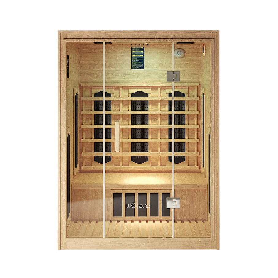 Helle 2 Person Hybrid Infrared Indoor Home Sauna