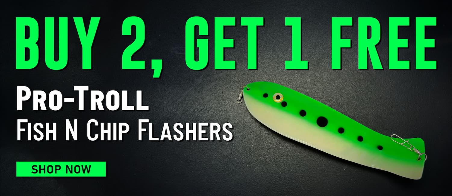 Buy 2, Get 1 Free Pro-Troll Fish N Chip Flashers Shop Now