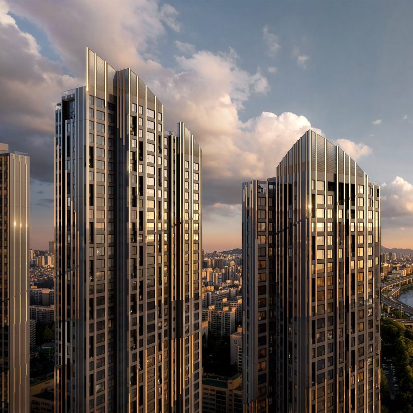 Studio Libeskind designs cluster of Seoul skyscrapers as "a living work of art"