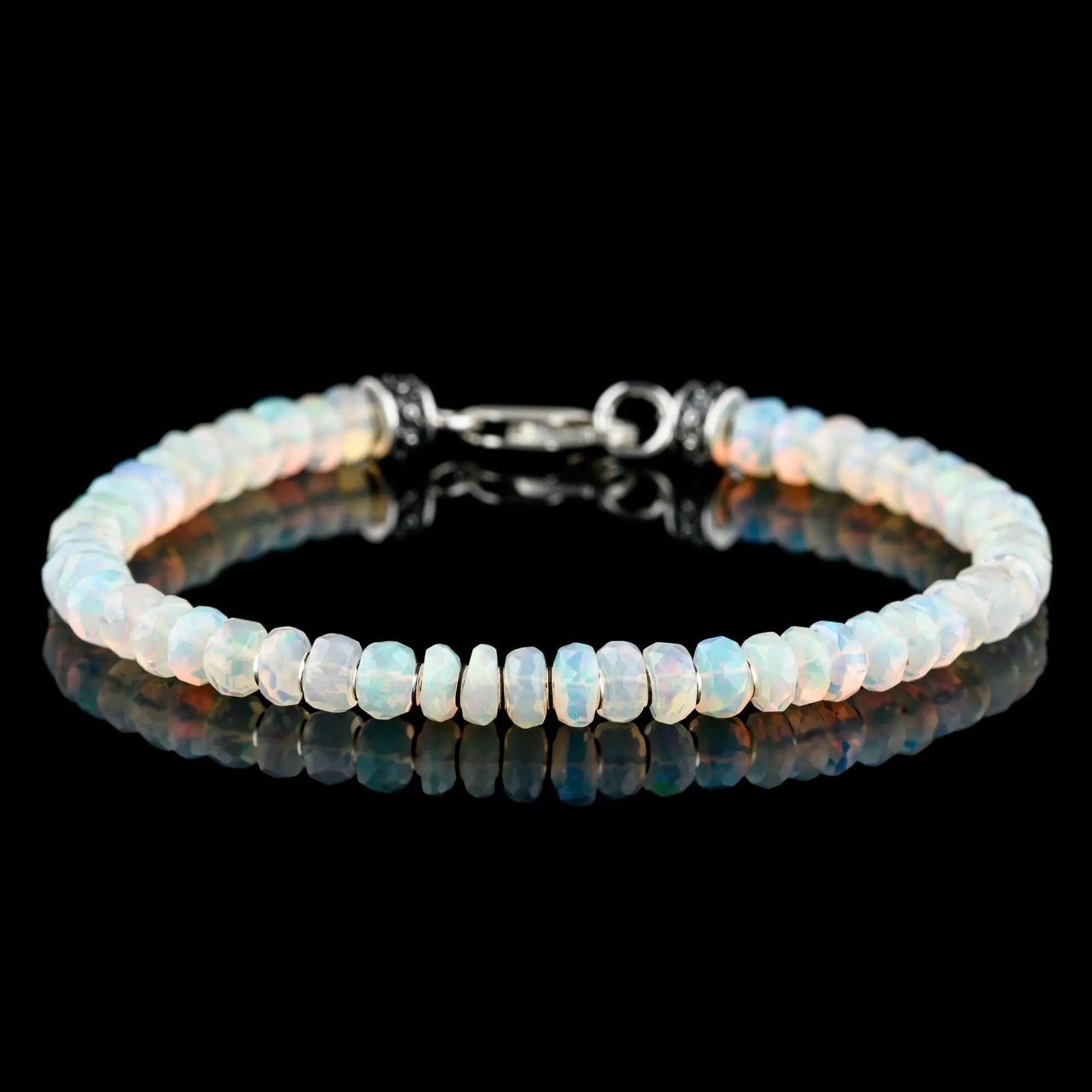 Faceted Ethiopian Opal Bracelet XII
