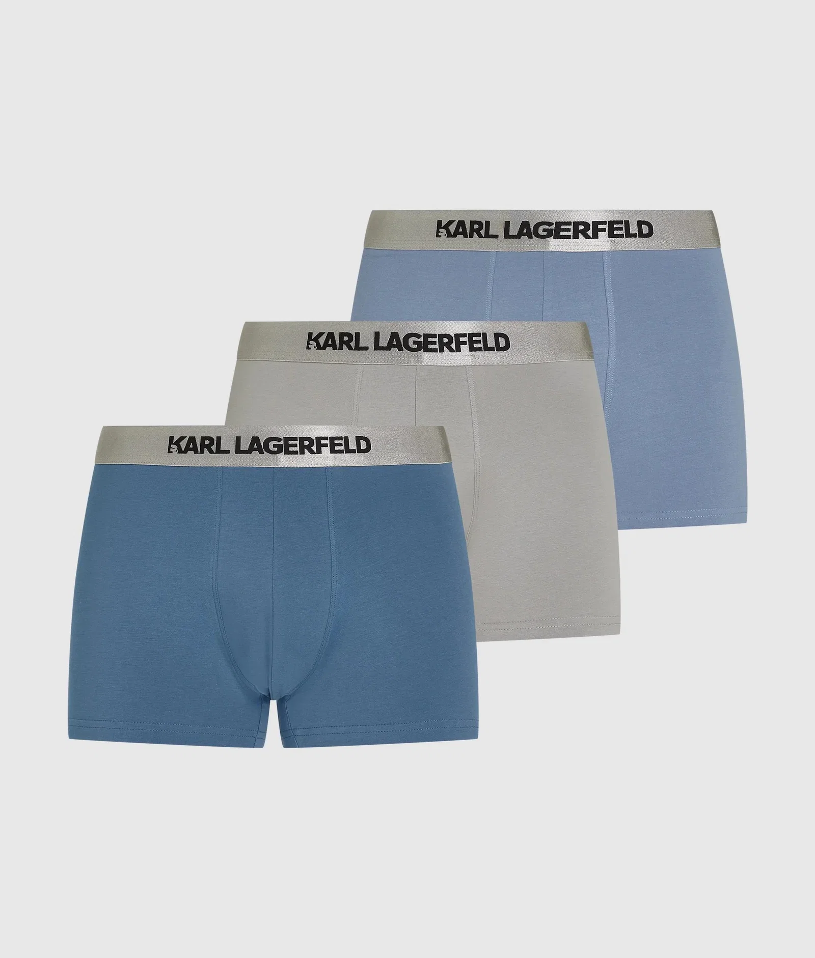 Image of Metallic logo trunks – 3-pack