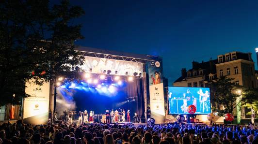 Recordaantal bezoekers voor Bal National op Vossenplein