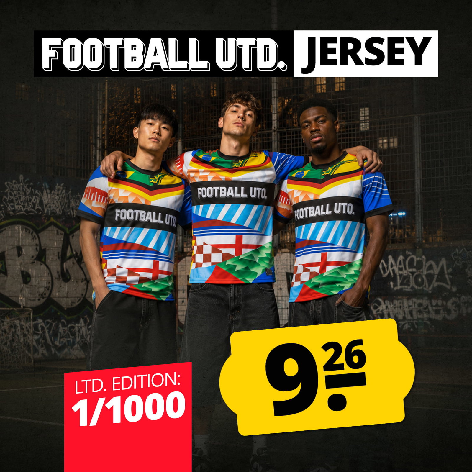 FOOTBALL UTD. JELEX Herren Trikot