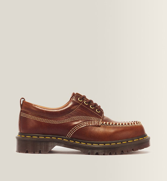 Lowell Leather Moc Toe Shoes