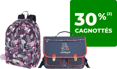 30% cagnottés sur une sélection de sacs et trousses Lollipops, Lulu castagnette, Morgan et Little Karl Marc John