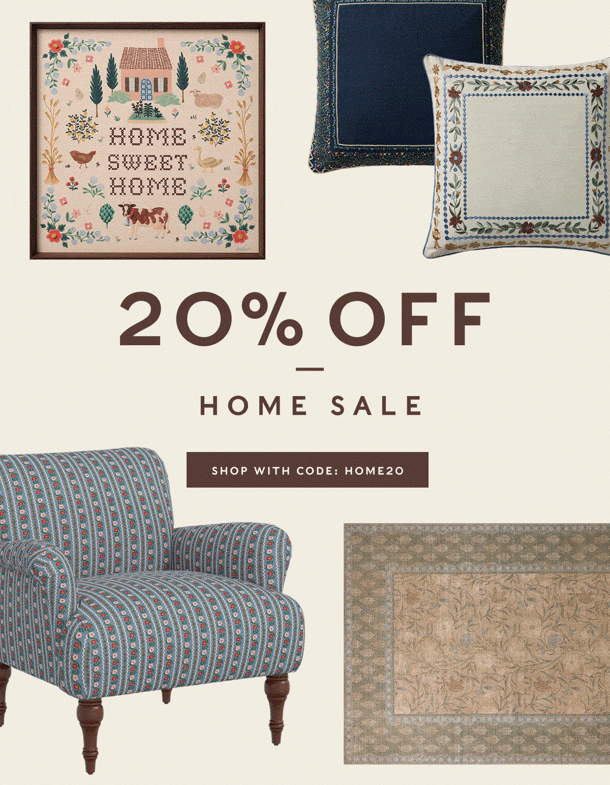 20% OFF HOME SALE | SHOP WITH CODE: HOME20