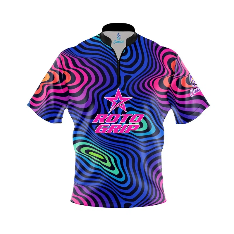 Image of Electric Eclipse Fast Track CoolWick Bowling Jersey - Roto Grip
