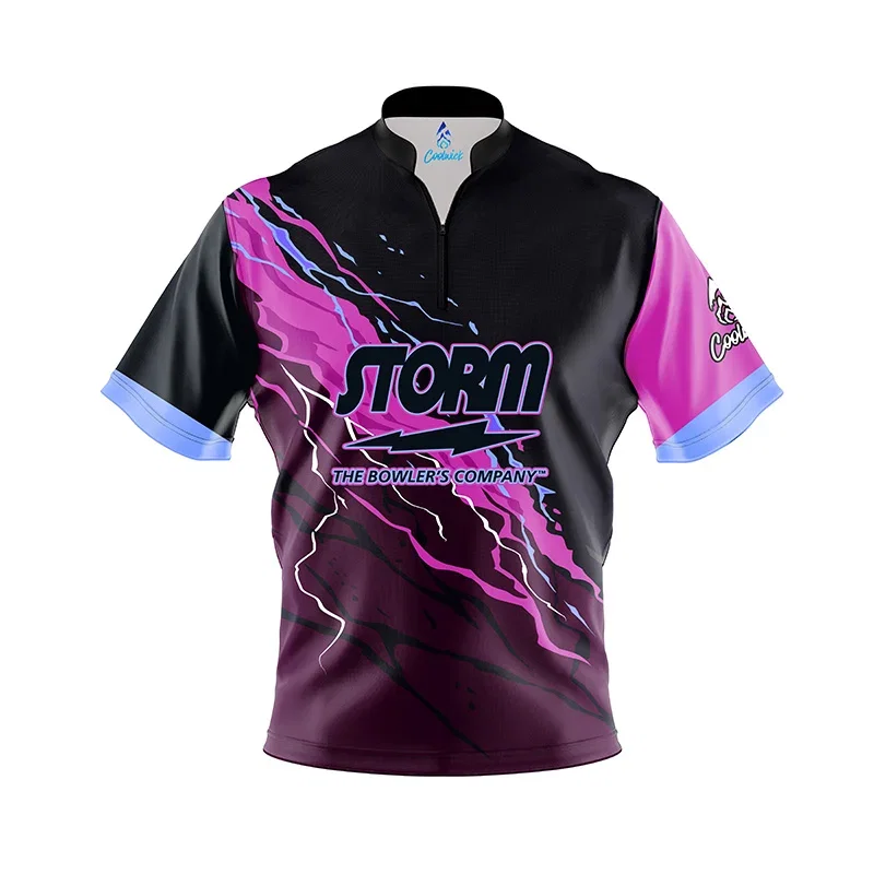 Image of Magenta Voltage Fast Track CoolWick Bowling Jersey - Storm Bowling