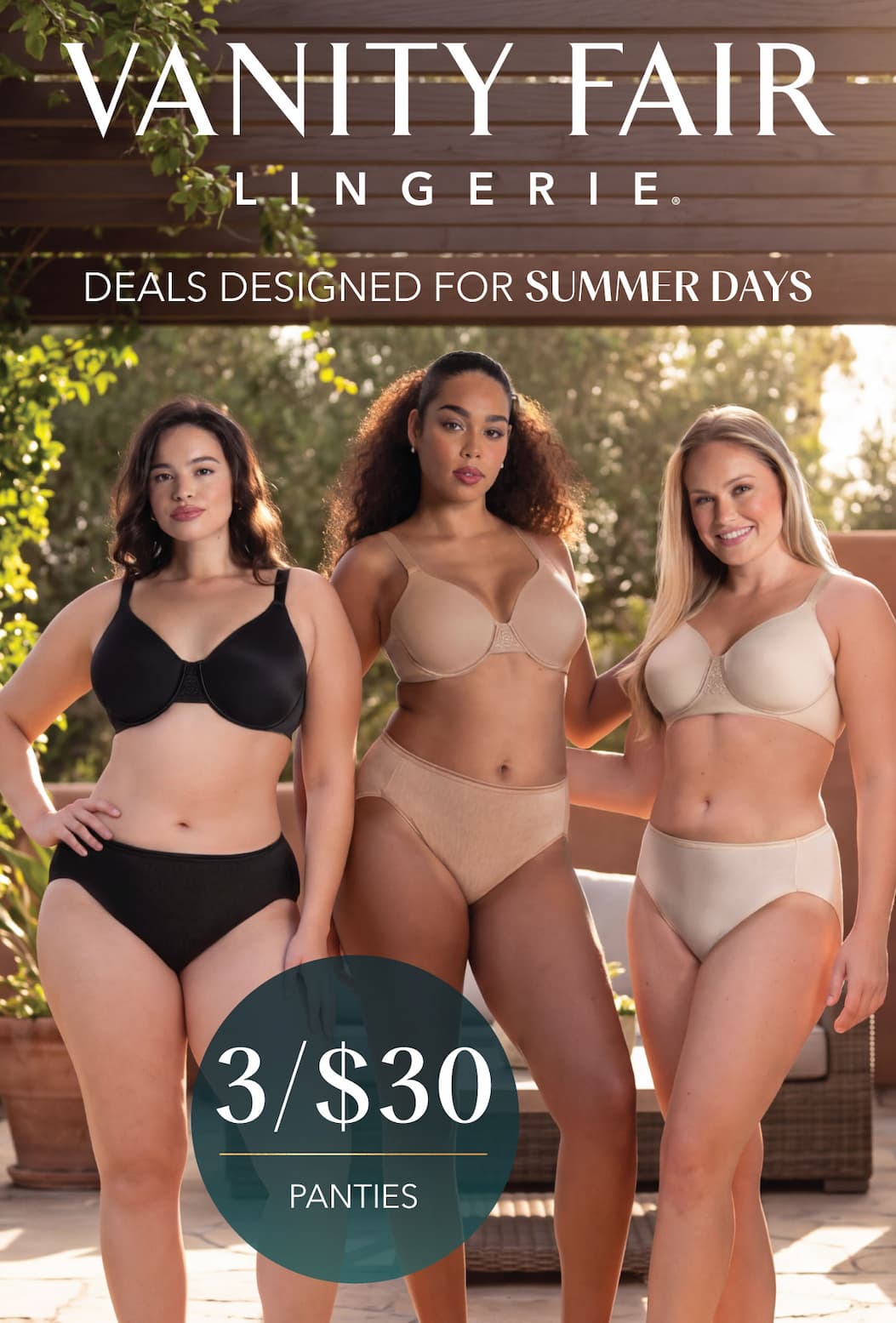 3/$30 Single Panties