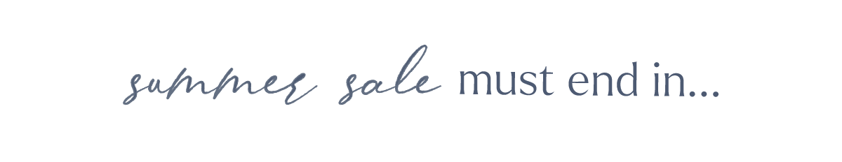 Summer sale must end in