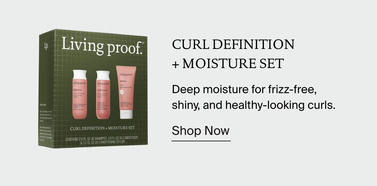 Curl Definition + Moisture Set | Deep moisture for frizz-free, shiny, and healthy-looking curls. | Shop Now