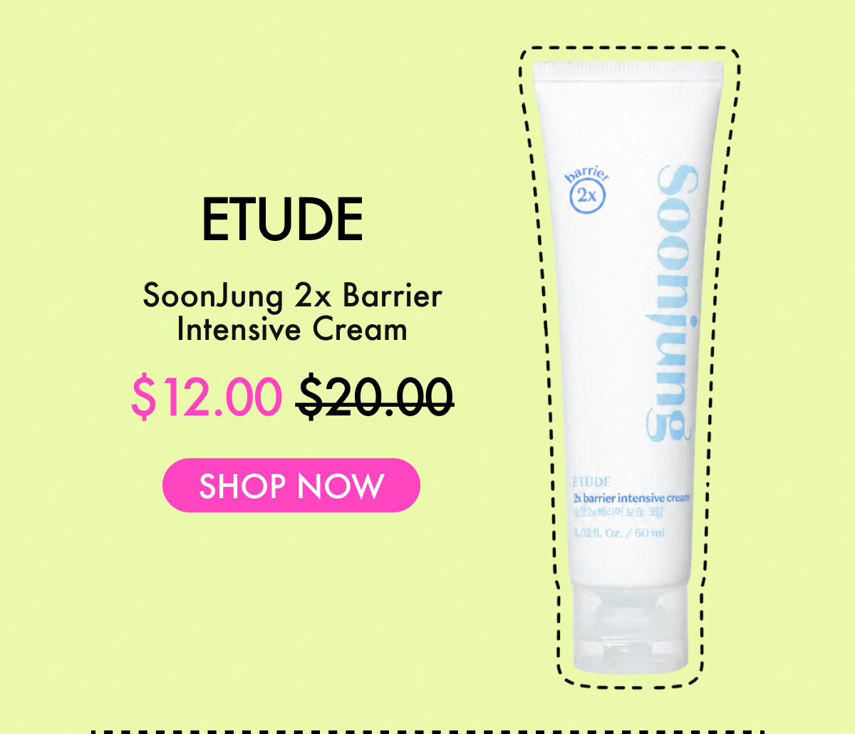 Etude SoonJung 2x Barrier Intensive Cream