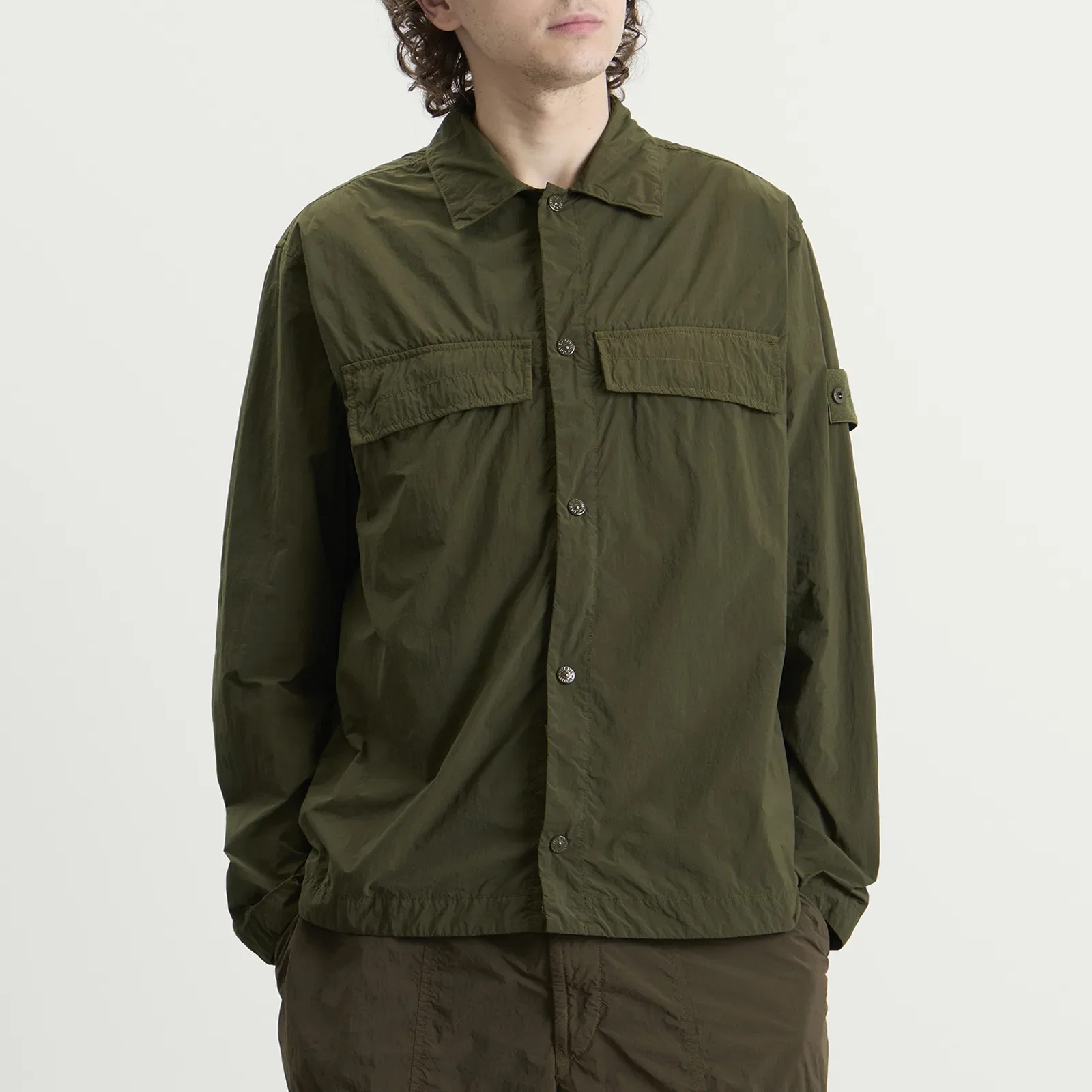 Stone Island Ghost Nylon Smerigliato Shirt Jacket