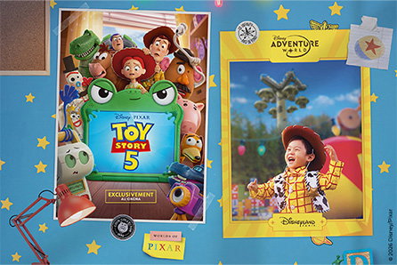 image papier peint étoilé Toy Story 5