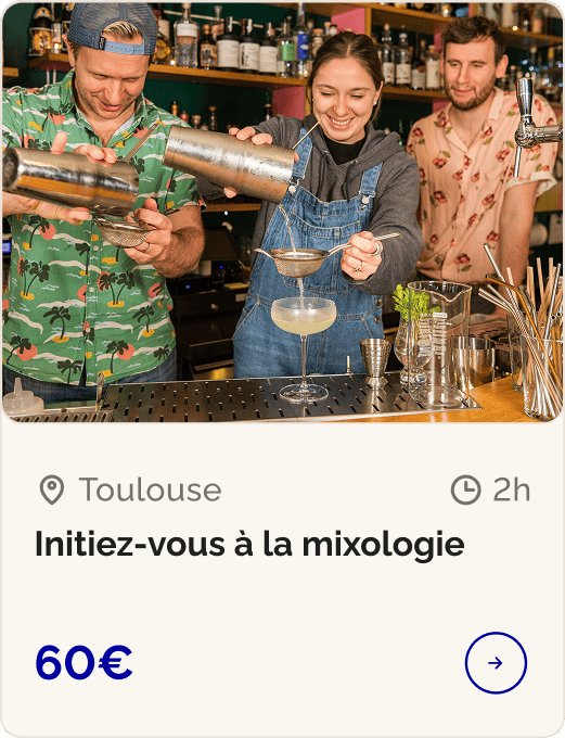 Initiez-vous à la mixologie