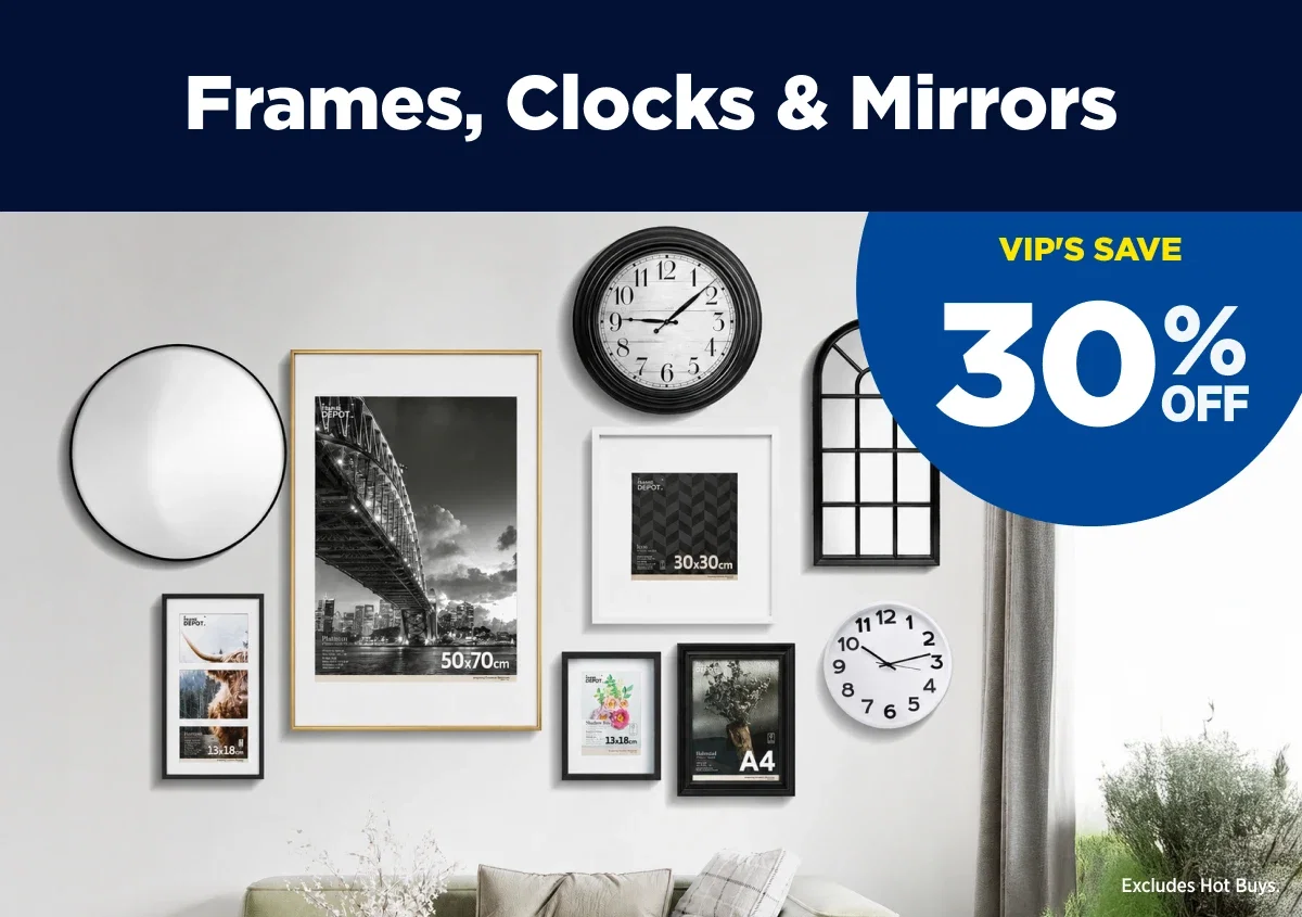 Frames, Clocks & Mirror