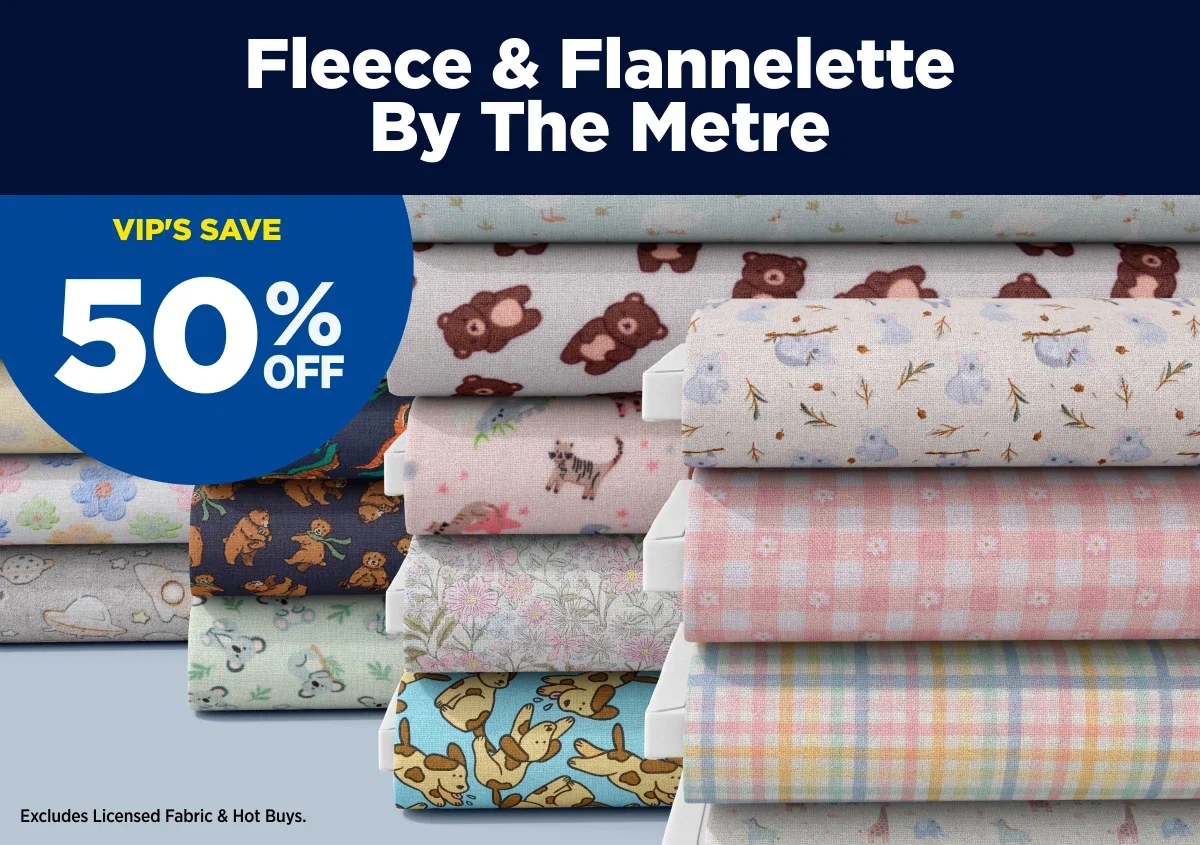 Fleece & Flannelette by the metre