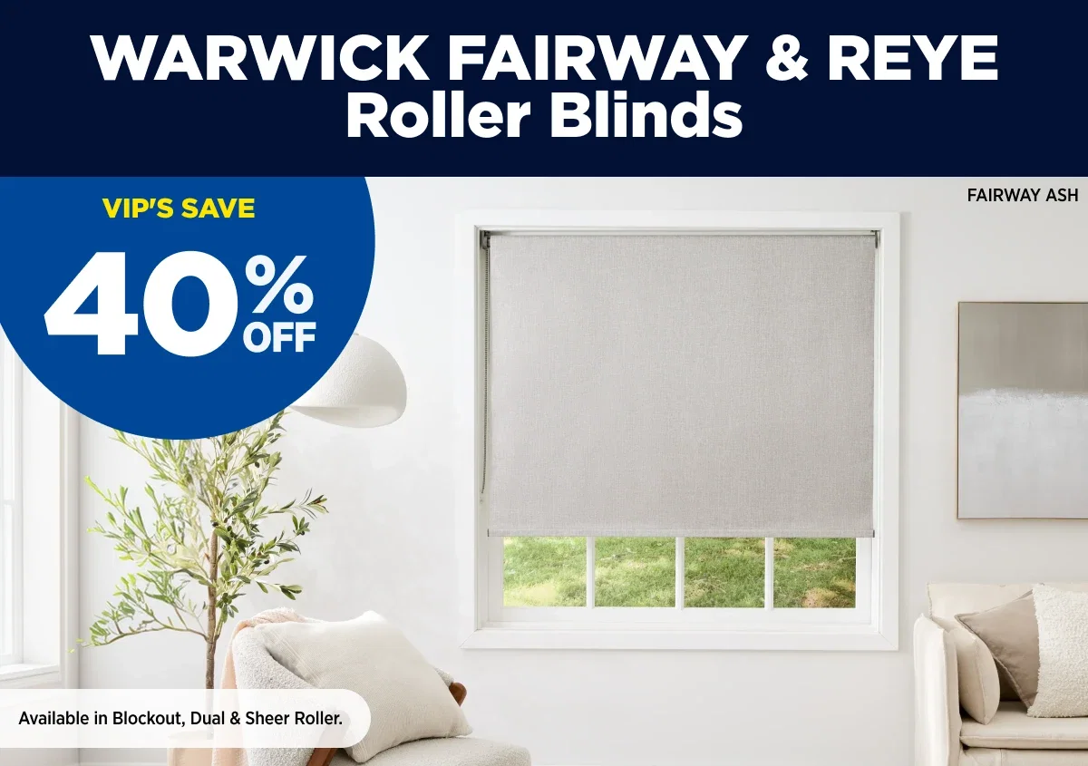 Warwick fairway & Reye Roller Blinds