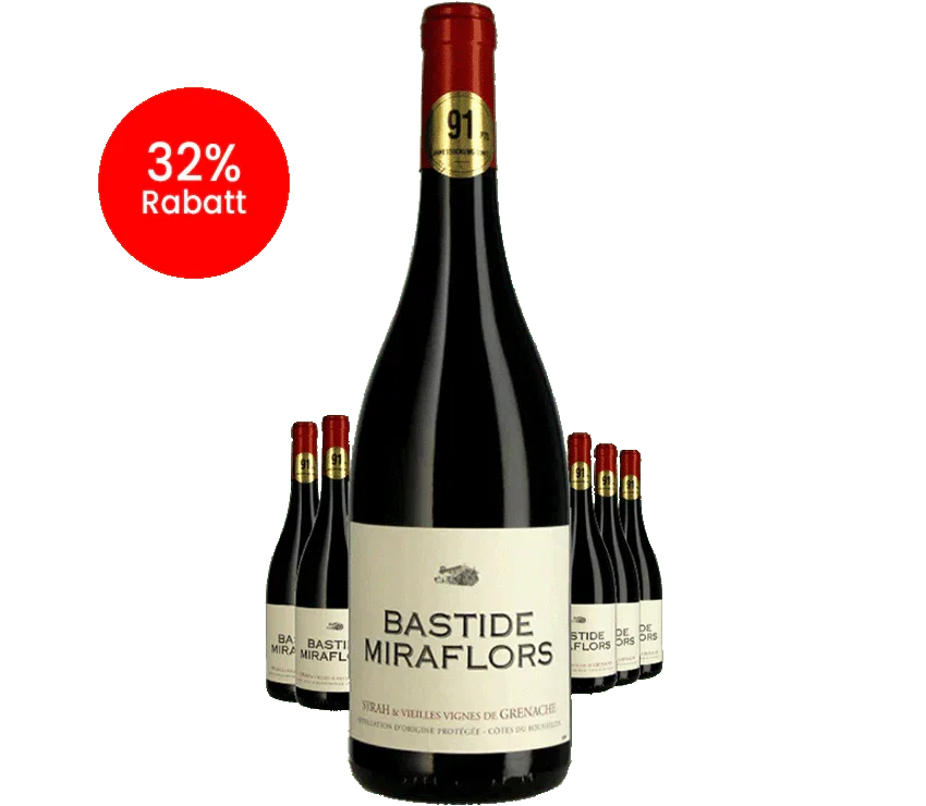 Paket 6 Flaschen Bastide Miraflors Syrah & Vieilles Vignes de Grenache