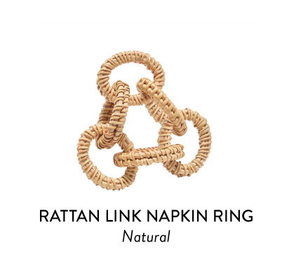 Rattan Link Napkin Ring