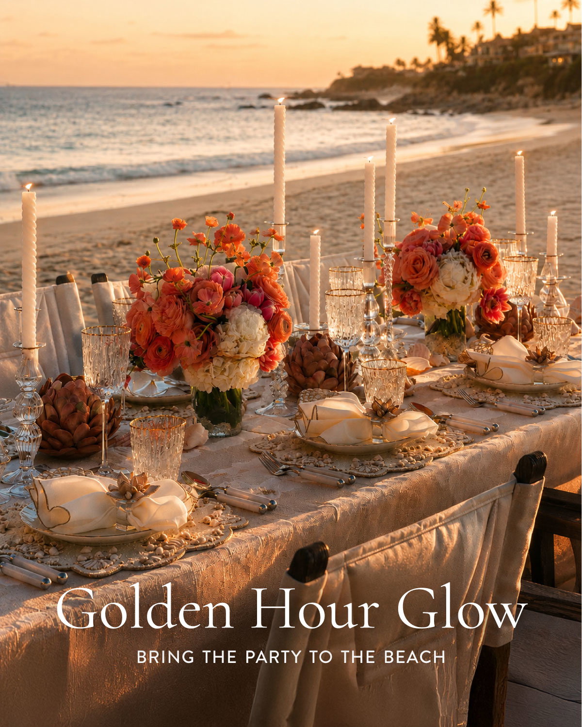 Sunset Beach Tablescape