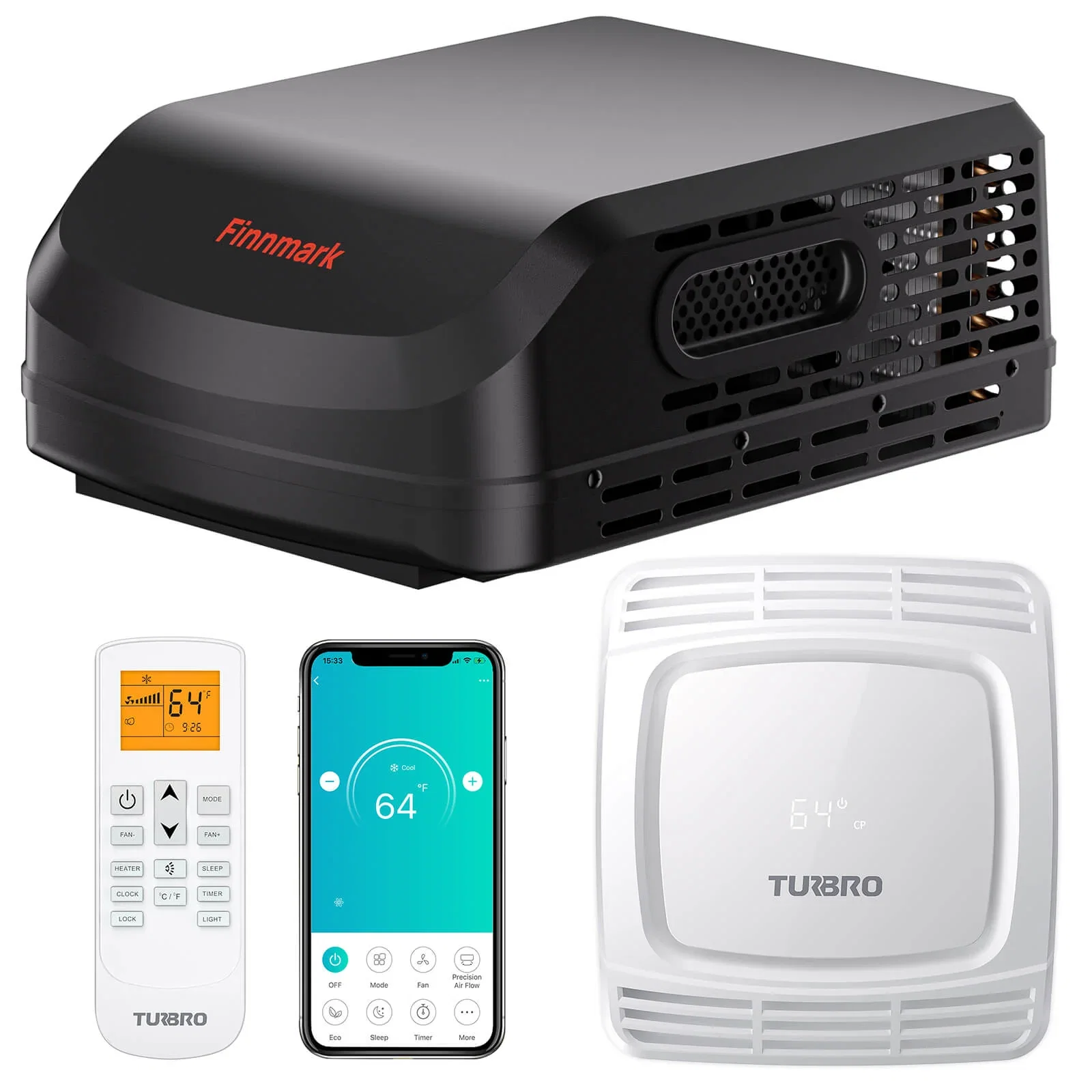 Image of Finnmark 15,000 BTU Rooftop RV AC