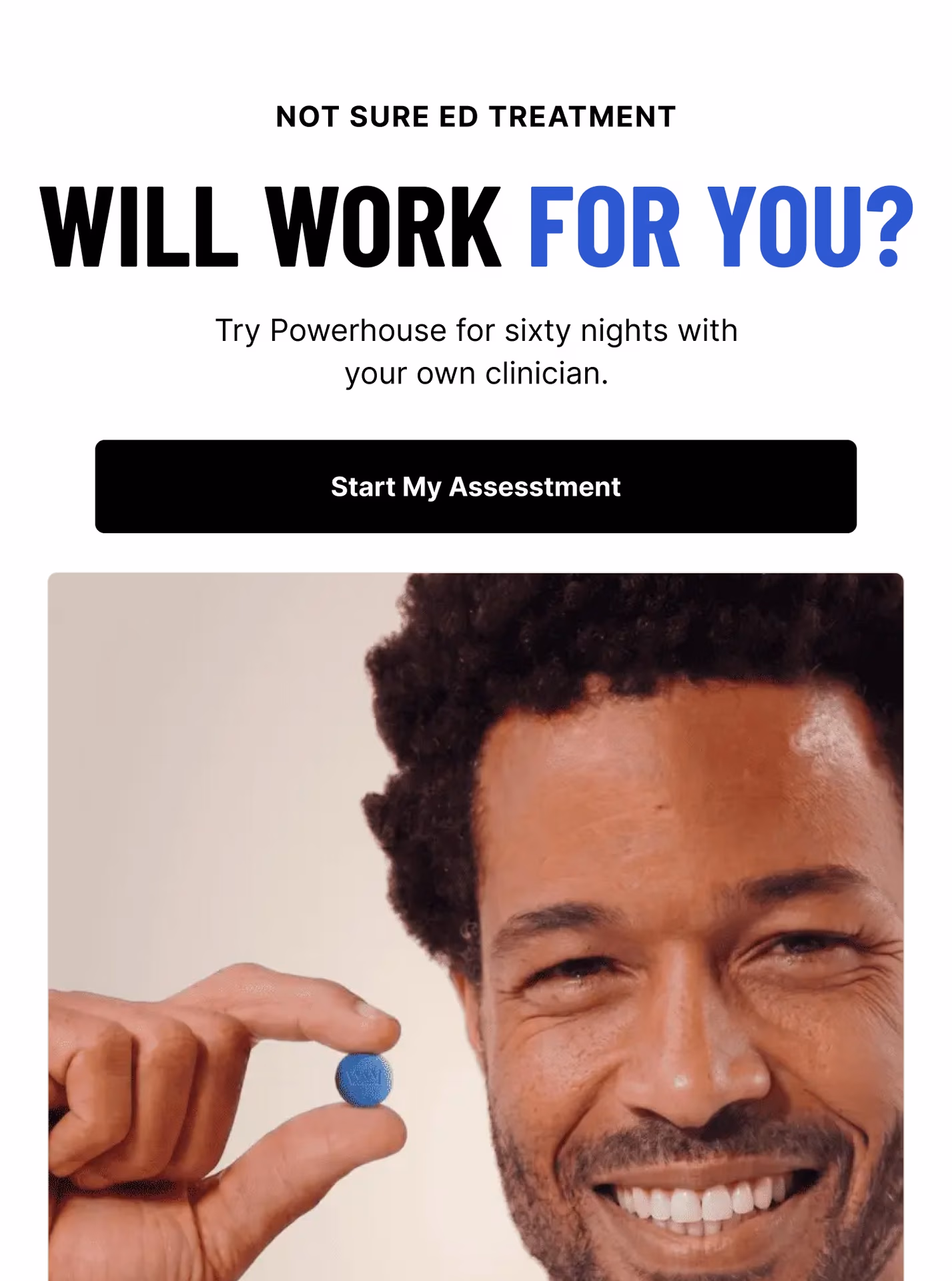 Not sure ED will work for you? 