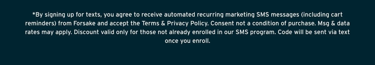 Forsake SMS Terms & Conditions. Display images or click here to learn more.