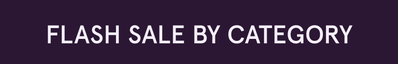 Flash sale by category