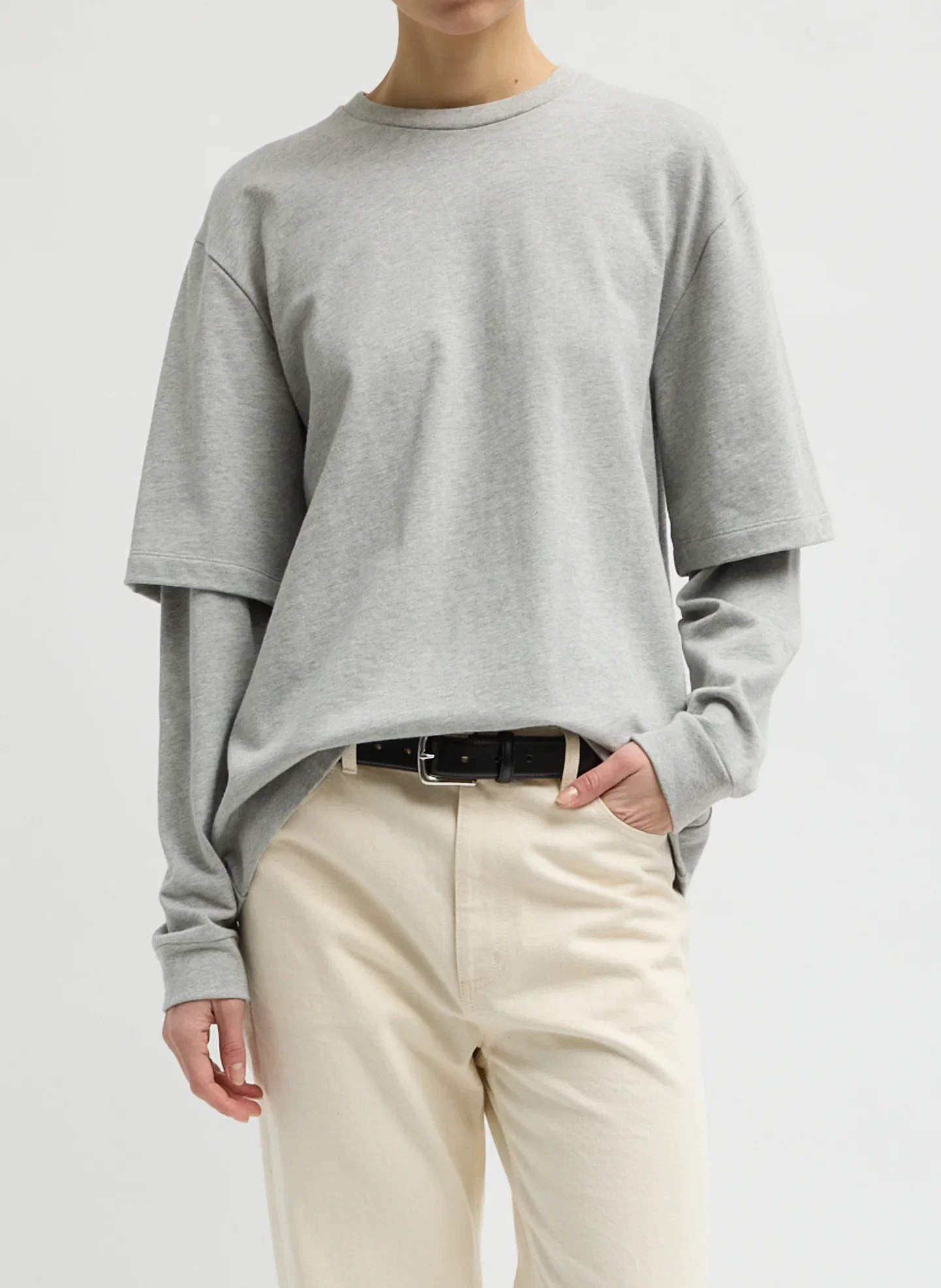 Image of Perfect Unisex Double Layer Long Sleeve T-Shirt