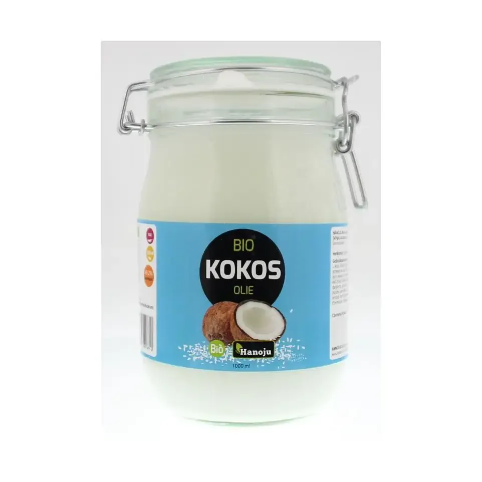 Image of Hanoju Kokosolie virgin beugelglas