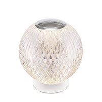 Marni 3.63 inch 1.5 watt Polished Nickel Table Lamp Portable Light by Alora