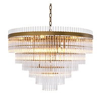 East 16 Light 31.89 inch Antique Brass Chandelier Ceiling Light by Eichholtz