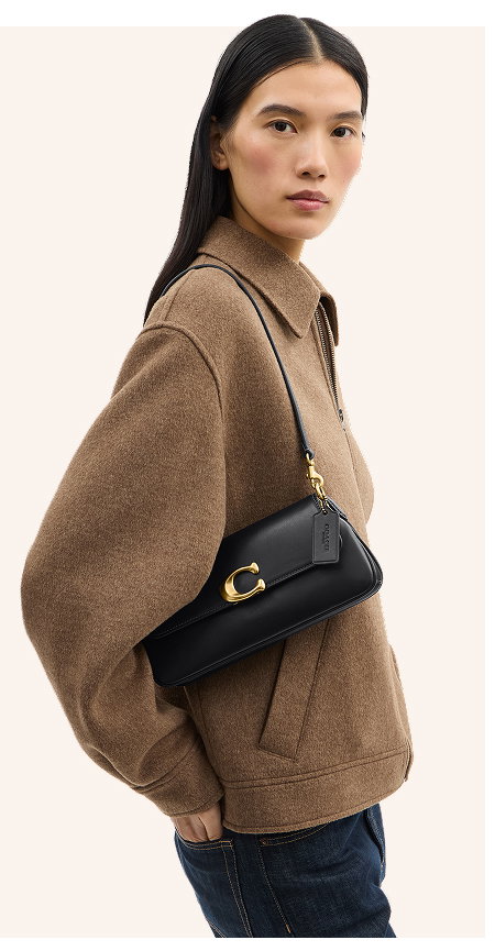Jet Shoulder Bag Brass/Black