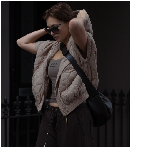 Quilted Crop Vest