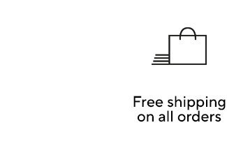 Free shipping on all orders