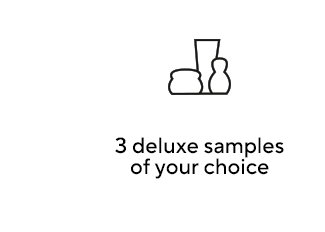3 deluxe samples of your choice