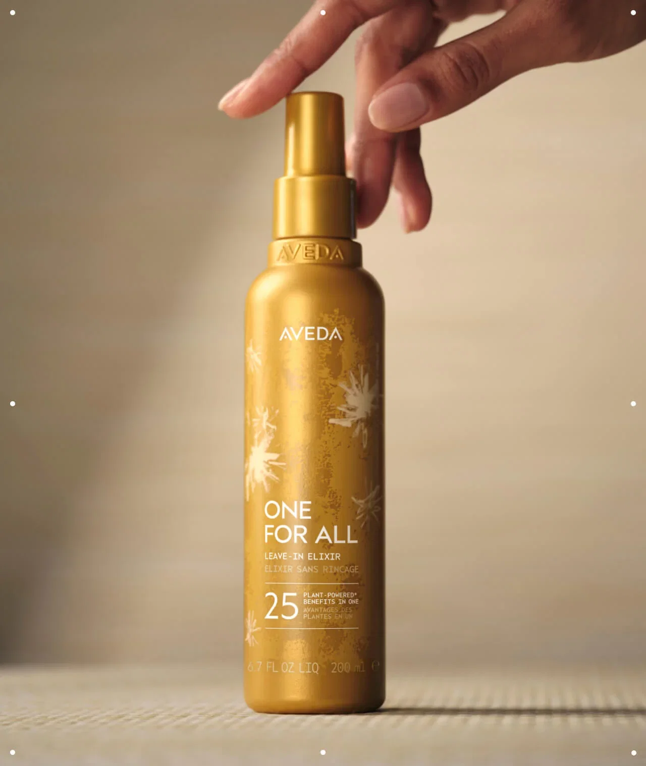 Aveda One For All Leave-In Elixir.