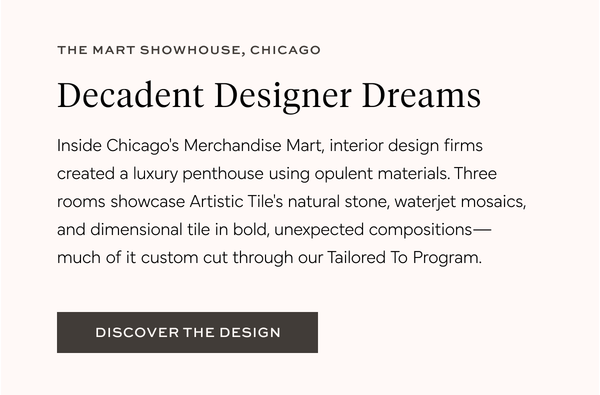 Artistic Tile | The Mart Showhouse 2026