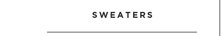 Sweaters