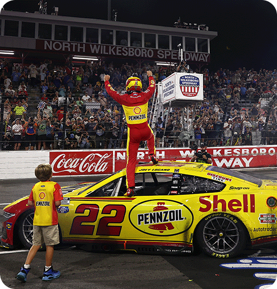 Image of Joey Logano win