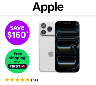 Apple iPhone 17 Pro (256GB, Silver) Product Image