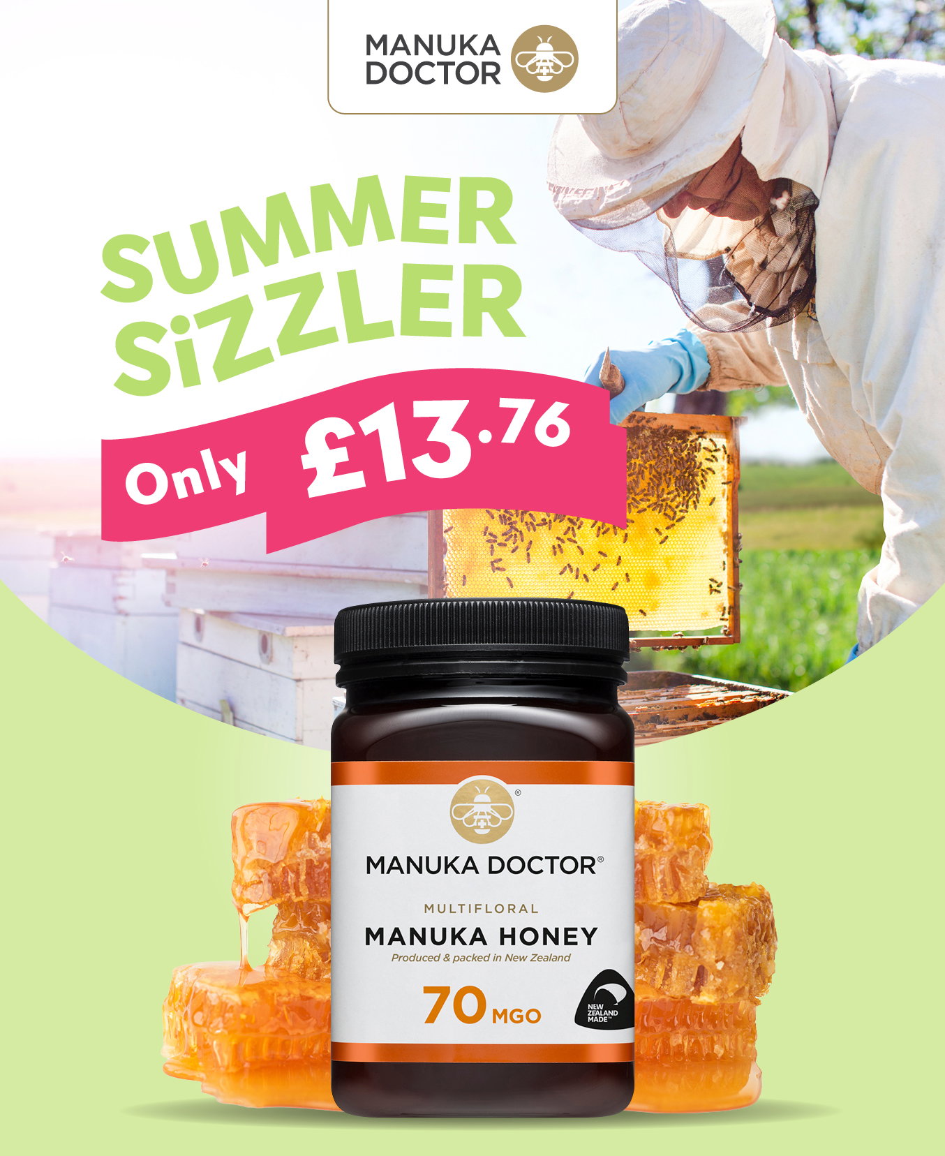 70 MGO 500g - Manuka honey
