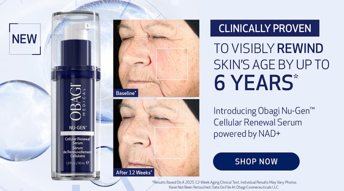 NEW Nu-gen cellular renewal serum powered by NAD+. shop now