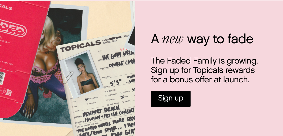 A new way to fade