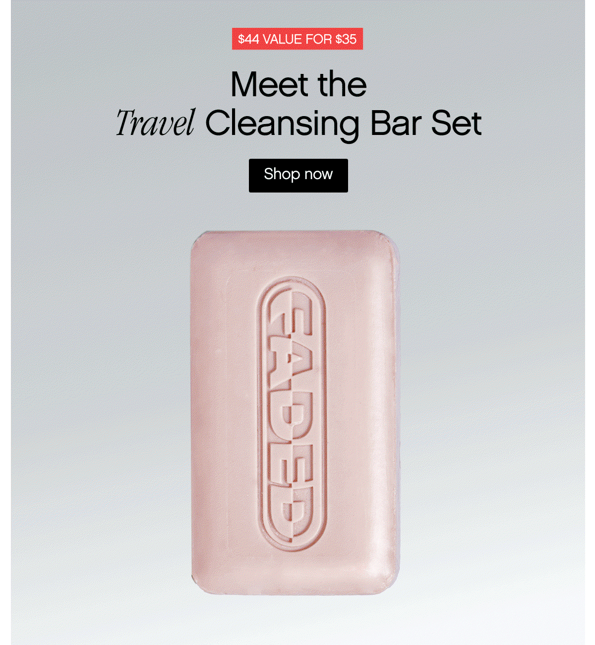 Meet the Travel Cleansing Bar Set