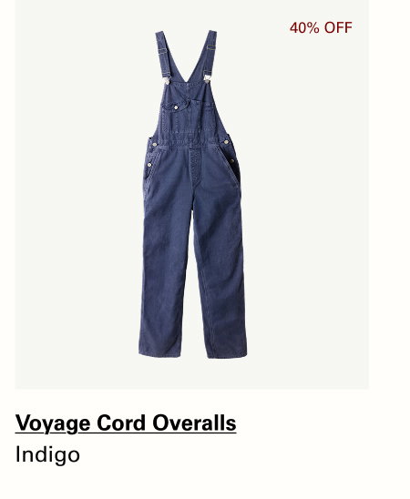 Voyage Cord Overalls