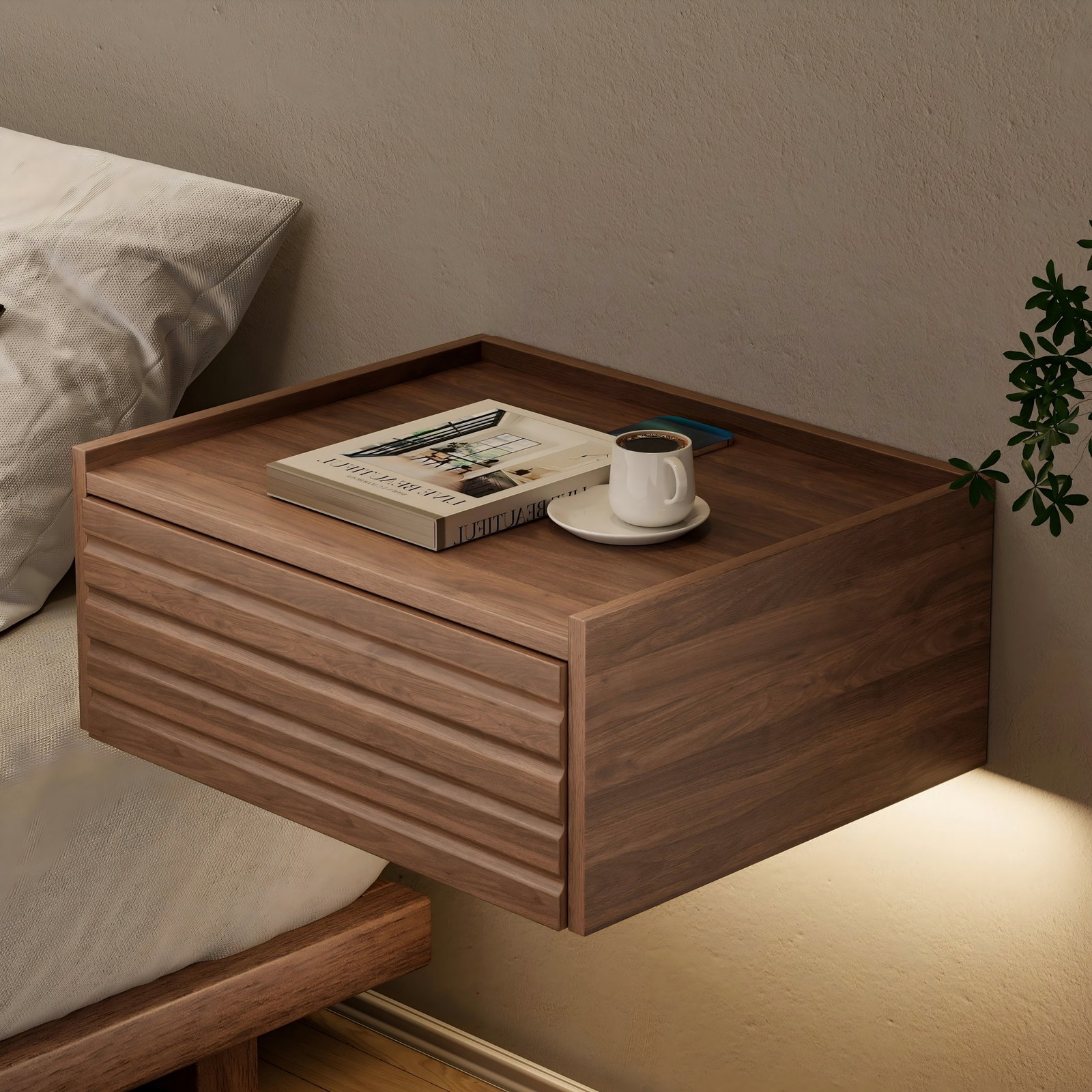 Tevara Umwandelbares Outdoor-Ecksofa-Set mit Teak- & Aluminiumrahmen, Grau & Weiß