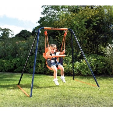 Hedstrom Deluxe 2-in1 Children's Garden Swing - Adjustable for Ages 6 Months to 10 years