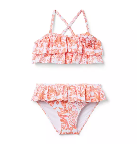 Image of Seaside Ruffle 2-Piece Swimsuit